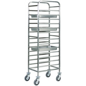 Pans trolley GN 1/1 Model CA1479 Capacity n. 14 GN 1/1 trays (cm 53x32,5)