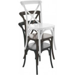 Stackable indoor chair TESR Wood frame Model 1186-HT35