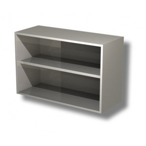 Open hanging cabinet stainless steel AISI 430 or 304 Model G0748