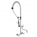 Two holes pre-rinse unit wall mounted - swinging spout in the middle of the tube MNL Model R0102010249