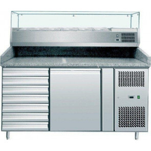 Ventilated refrigerated pizza counter Model AK1612TN + AK15438