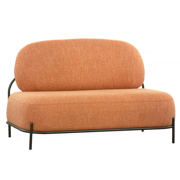 Indoor sofa TESR Powder coated metal frame, fabric covering. Model 1604-06S
