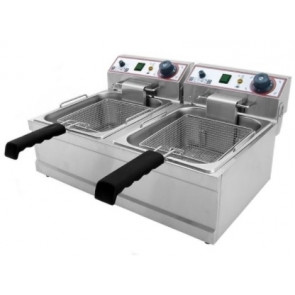 Electric fryer Countertop Model FB6+6 Power: KW 3+3