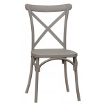 Stackable outdoor chair TESR Polypropylene frame Model 1483-A11 GREY
