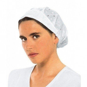 Woman lace cap S.Gallo IC 65% Polyester 35% Cotton White Model 081200