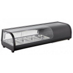 Refrigerated countertop display for Sushi Model AK413VSB containers 4GN 1/3