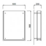 Corks display/case Wall design Transparent Model TECA SAHARE SMALL