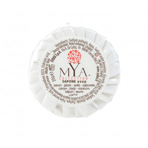 Round vegetable soap in plissè STK Mya Collection Box of 250 pieces Model MYSP20PL