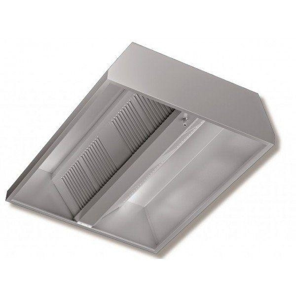 Central hood Stainless Steel Aisi 430 satin scotch-brite RP Model DSC18/30