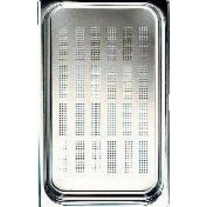 Perforated stainless steel gastronorm container 18/10 AISI 304 GN 1/1 Model BF1104000