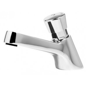 SELF CLOSING BASIN TAP BASIC SERIES FLEXIBLE INCLUDED, FLOW TIME 8±12 sec MNL Model ARES001B