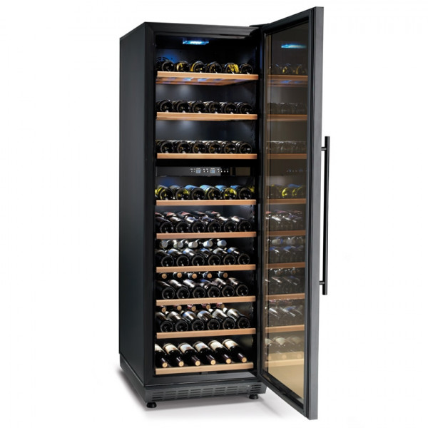 Wine cooler Model Monferrato Bottles capacity:nr. 182 Refrigerated zones: nr. 2