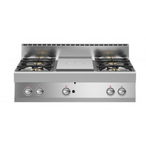 Gas solid top+4 burners MDLR Model F70110TPPGFBT