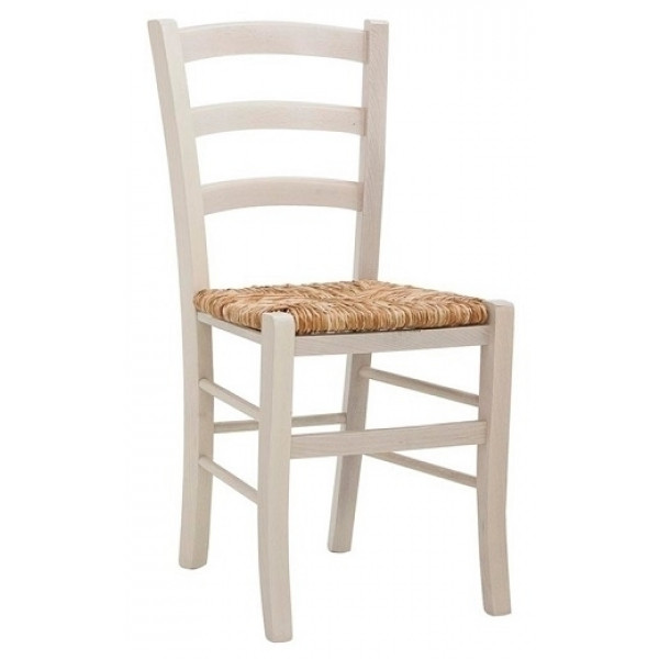 Indoor chair TESR Beech wood frame Straw seat Model 1037-G03