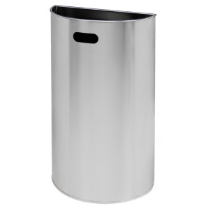 Wall mounted waste bin 40 L MDL brushed stainless steel Model MILUNA  773046