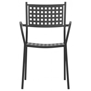 Outdoor armchair TESR Powder coated metal frame Model 1670-UEOW