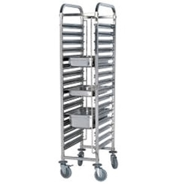 Tray trolleys GN1/1 SR Capacity n.15 Tray Model 75001500