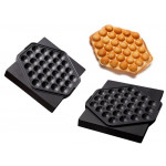 Waffle maker machine with interchangeable plates swivel of 180 ° TP Power 2000 W Model W-BASE SWING-BACKSYSTEM
