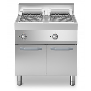 Electric grill 2 cooking zone MDLR Cabinet with doors Model F7080GREP