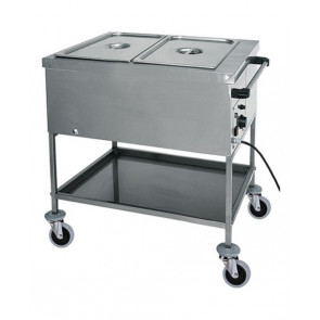 Heated trolley with dry hesating element Model CTS1759(2x1/1GN)