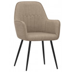 Indoor armchair TESR Powder coated metal frame, synthetic leather or fabric covering Model 1954-E14