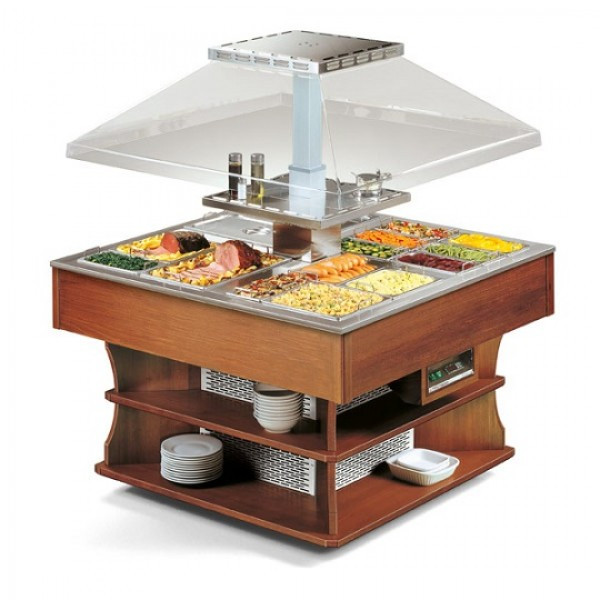 Hot buffet display island bain-marie Model OASI 8 M BM Power W 4950