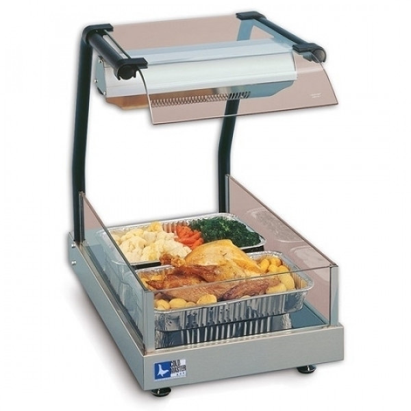 Electric warming plate in glass ceramic Model GASTRONORM 1/1 VISTA with infrared lamp