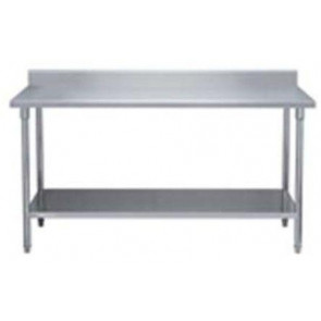 Stainless steel table with upstand SR with shelf Capacity kg 300 Model 75061670