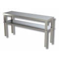 Stainless steel superstructure with top and shelf L 1600 P 350 H 700 mm Model SR167