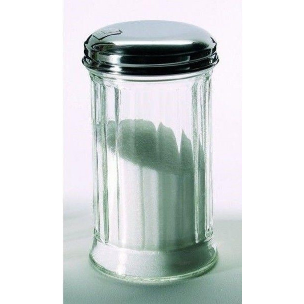 Sugar shaker Glass and stainless steel Model SZ10