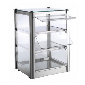 Heated countertop display TP Model KB33R stainless steel metal sheet Power 400 W