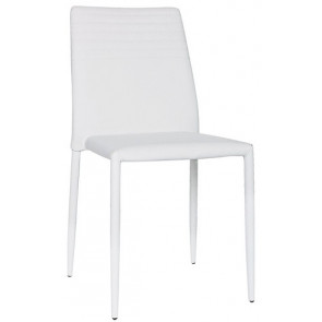 Stackable indoor chair TESR Metal frame Synthetic leather covering Model 949-F400