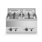 Electric fryer ECO 2 tanks MDLR Model F6060FRESE2V10T