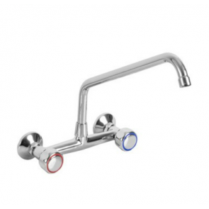 Two holes wall mounted tap - swinging "C" spout L30cm MNL Model R0102010107