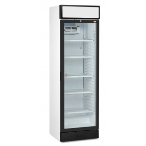 Drinks display with ventilated refrigeration with light box for drinks COF Model UBC374CL