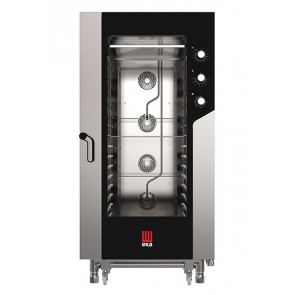 Electric combi convection oven with steam Model MKF1664S Capacity n.16 trays cm 60x40 Power Kw 31