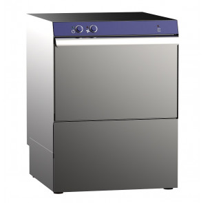 Electromechanical glasswasher SLS stainless steel AISI 304 Clearance 265 mm square basket 40X40 Model E40ECOCESTOQUADRO