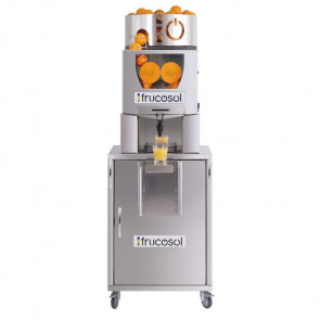 Stainless steel Self Service automatic juicer Frucosol Model SELSERVICE Production 20-25 oranges per minute Max. ø 85 mm