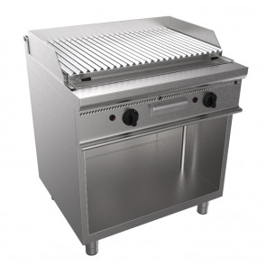 Lava stone grill CI Model RisGri004 Open cabinet Power kW 16