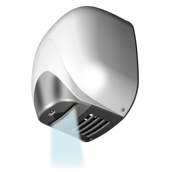White Aluminum High Performance Electric Hand dryer CONE Without Resistance to MDL Photocell Model 704360