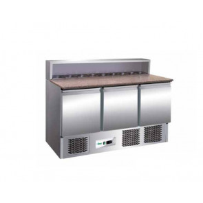 Static refrigerated Saladette Model G-PS903 three doors