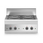 Electric infrared hob 4 cooking zones MDLR Model F6570PVET