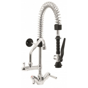 ONE HOLE PRE-RINSE UNIT WITH SWINGING “C” SPOUT, LEVER HANDLE, MINI VERSION MNL Model ERAMINI192