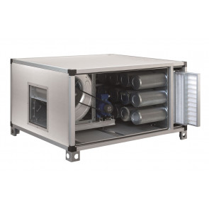 Three phase activated carbon filtration unit Model ECLT160B Capacity 6000 m³/h RPM 1100