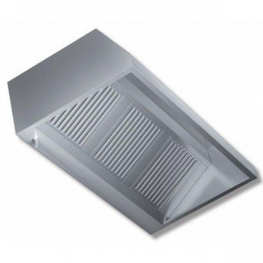 Wall-mounted hood stainless steel aisi 430 satin scotch-brite RP Model DSP9/40