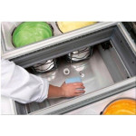 Built-in wells for ice cream/granite with reserve ETM Model PANORAMA6RIS-1T Semi-processed by Ventilated  panelling N.6 Wells