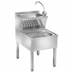 Stainless steel combi hand washer and rags washer Model LMMC