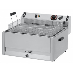Electric fryer Countertop Model FPR30LT with tap Power: 15 Kw