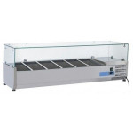 Refrigerated ingredients display case Model VRX14/38 stainless steel Compatible with containers 6 x GN1/3