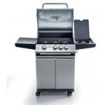 Gas barbecue for outdoor use SR  3 cooking zones with separate controls Model BBQ X3
